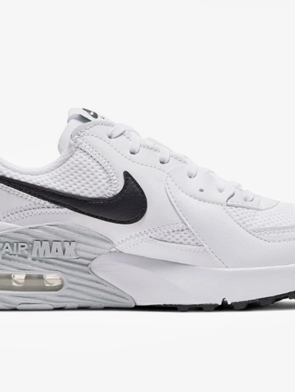 Nike Air Max Excee Sneakers in White & Black